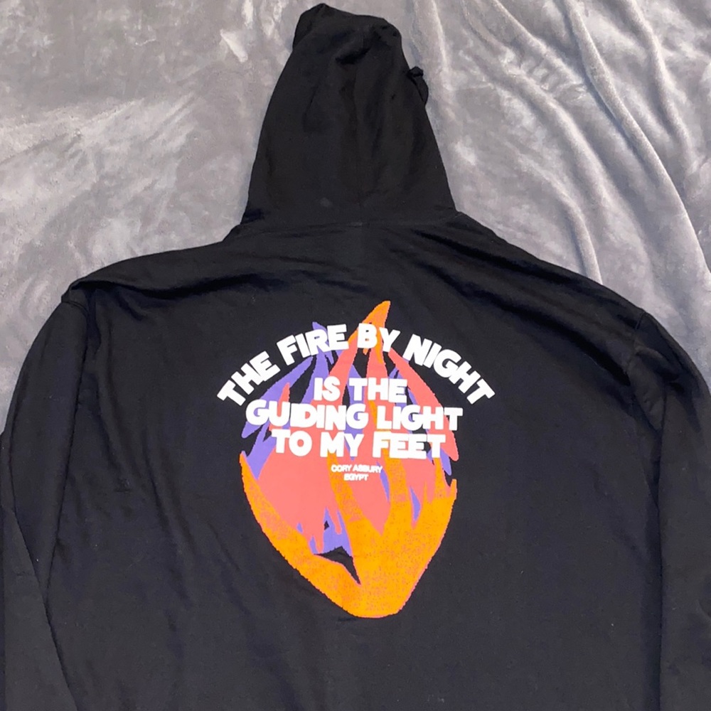 Cory Asbury Egypt EXODUS 13:21 Black oversized hoodie sweatshirt 3XL